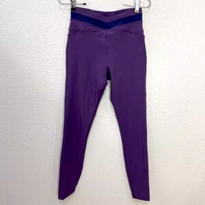 Johnny was calme purple yoga gym leggings pants women’s size S new without tags